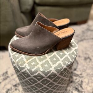 Jeffrey Campbell Dark Gray Mules